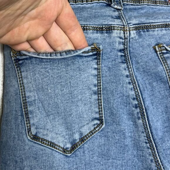 Raw 7 Girls Light Wash Skinny Jeans Blue Size 7 - Picture 3 of 14